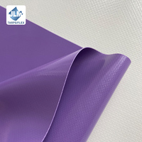 Bâche en PVC enduit 500 g/m², largeur 5 m, imperméable, robuste, durable, bâche en PVC pour extérieur, pour couvrir les camions