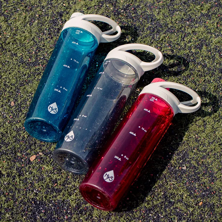 Hy3 BPA free 24oz sunrise sports plastic water bottle Screw for men