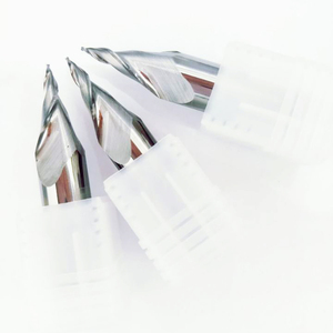 اثنين من المزامير كربيد دوامة تفتق مطحنة نهاية كلمة صغيرة الطحن القاطع تخصيص ODM/OEM لنقش الإعلان الاكريليك - Product Image 3