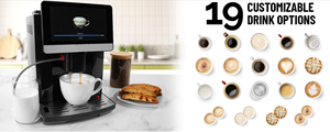 เครื่องชงกาแฟเอสเพรสโซ่อัตโนมัติเต็มรูปแบบ ปี 2025 พร้อมเครื่องดื่ม 19 ชนิด และ 7 อินค์ - Product Image 6
