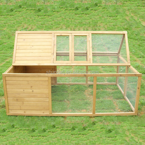 SDR017 Eco-Friendly Luxury Villa Pet House for <b>Small</b> Animals Solid Wood Rabbit Hutch - Product Image 5