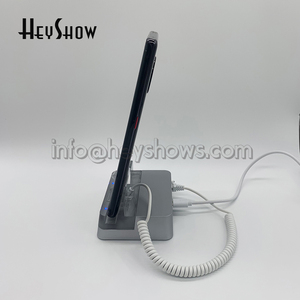 โทรศัพท์มือถือความปลอดภัยขาตั้งจอแสดงผลอะคริลิคโทรศัพท์มือถือระบบสัญญาณกันขโมยอะคริลิคพร้อมฟังก์ชั่นปลุกชาร์จ - Product Image 5