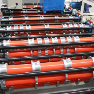 Hai lớp kim loại gạch Báo Chí với tích hợp san lấp mặt bằng decoiler và tự động notching - Product Image 4