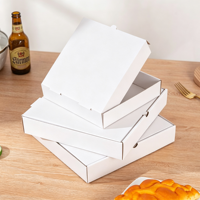 Boîte à pizza personnalisée avec taille et logo uniques, solution d'emballage alimentaire à emporter écologique