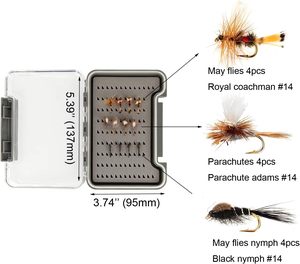 Ensemble <span class=keywords><strong>canne</strong></span> à mouche et moulinet 8'1'' 3/4 Weight en fibre de carbone, kit de pêche à la mouche léger <span class=keywords><strong>pour</strong></span> débutants (B02) - Product Image 5
