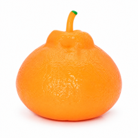 Juguetes Sensoriales Squishy de Halloween: Calabaza Naranja de Arcilla Suave, Personalizados, Lindos, Kawaii, para Aliviar el Estrés
