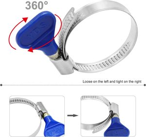 Kẹp Ống thép không gỉ, vít ngón tay cái loại kẹp ống điều chỉnh - Product Image 5