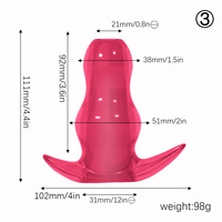 Dilatateur anal creux, Dildo, Spéculum souple, Masseur de prostate, Plugs anaux, Plug anal, Expanseur de masturbation vestibulaire, Exploration