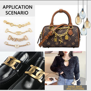 สายสร้อยแบบคิวบิ้นประดับกระเป๋าสะพายไหล่สายโซ่ฮิปฮอปสายสร้อยแบบหลายสายสำหรับสุนัขออกแบบได้ตามต้องการสายคาด<span class=keywords><strong>เอว</strong></span>สำหรับสายกระเป๋า - Product Image 3