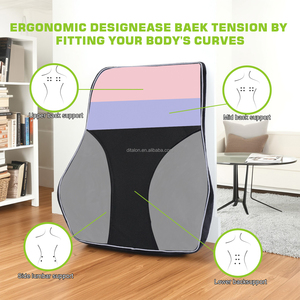 Ergonomic thắt lưng gối Bộ nhớ bọt Ghế đệm chỉnh hình trở lại hỗ trợ Ghế văn phòng xe chơi game ghế giảm đau - Product Image 3