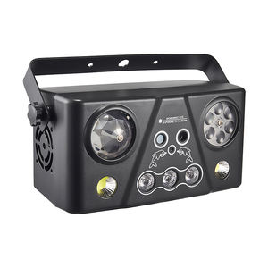 5in1 RGB LED 매직볼 효과 레이저 조명 휴대용 디스코 DJ 노래방 나이트클럽 바 음악 축제 무대 조명 리모컨 - Product Image 5