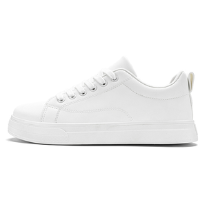 男装跨界超大透气板鞋厚底防滑PU皮革表面防水纯色运动鞋 - Product Image 4