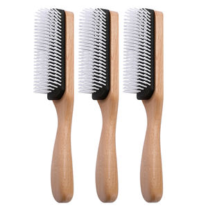 Massaggio districante Denman spazzole per capelli <span class=keywords><strong>Diane</strong></span> a 9 file in stile setola per la cura dello styling maschile spazzola per capelli pettine pettine in legno - Product Image 1