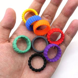 Kids Silicone Sensory Fidget <b>Rings</b> Toys, Textured <b>Stress</b> Relief Finger <b>Rings</b> Educational Toys for Children - Product Image 4