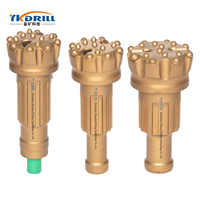 Foret de forage DTH haute pression pour marteau DHD360, diamètres 154mm, 165mm, 171mm, 178mm, 190mm, 203mm, pour le forage de roche et le dynamitage