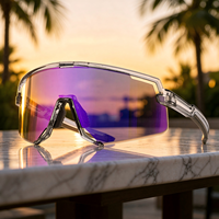 Lunettes de soleil sport polarisées photochromiques semi-cerclées personnalisées Dacheng pour la course et le cyclisme