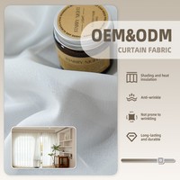 ColorsTex OEM/ODM Tissu de rideau en voile 100% polyester de haute qualité, respirant, magnifique, en rouleau pour hôtel/maison