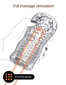 Dispositivo de Masturbación Masculina de Silicona con Seis Canales Realistas, Manos Libres, con Función de Eyaculación, Gran Oferta - Product Image 3