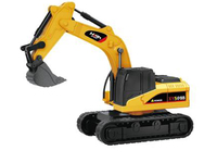 Mini-excavatrice en métal 1:64 à 8 directions, véhicule d'ingénierie, jouet de voiture télécommandée pour enfants