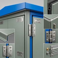 Poste de transformation compact préfabriqué de type boîtier européen 11kV 33kV IP54 pour distribution industrielle extérieure
