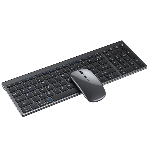 Ultra Thin New Stock Wireless Keyboard and Mouse Combo 109 Three-mode PC Wireless Keyboard Mouse Set