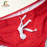 Slips de bain pour hommes en polyester élasthanne à séchage rapide, impression par sublimation, fabrication OEM, avec logo personnalisé, imperméables