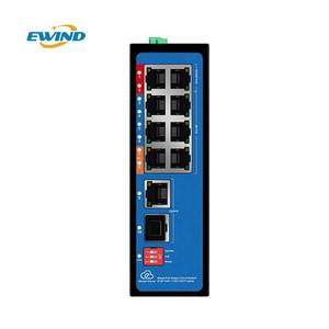 Industrial Cloud <b>PoE</b> <b>Switch</b> 8-Port W/ Multi-Voltage 12V/24V DIP Selectable + 60W <b>PoE</b>++ for Solar CCTV Towers EW-EPIS3910-8GE 26- - Product Image 4
