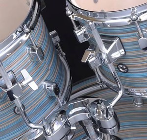 OEM Best Choice 5-Piece Full Size Adult Classic Wood Drum Set Adjustable Features Complete Cymbal Stands <b>Stool</b> Pedal Drum Stick - Product Image 3