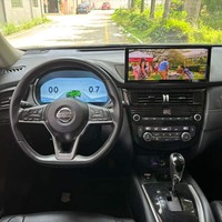 Upgrade LCD Digital Cluster Speedometer Instrumen Meter Otomatis Baru & Radio Android untuk Nissan X-TRAIL Rogue Qashqai 2014-2022