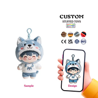 Jouet en peluche personnalisé en nylon, design sur mesure, technique de broderie en coton PP pour les occasions d'anniversaire - Service OEM/ODM disponible