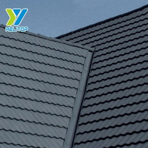 Colorful Stone Coated Metal <strong>Roof</strong> Tile Villa Accessory Valley <strong>Tray</strong> Angle ridge <strong>Flat</strong> Sheet - Product Image 4