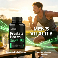 Complément en capsules pour la prostate en gros pour la santé masculine - Lycopène et Palmier nain pour les nutriments de soutien de la prostate masculine