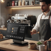 Terminal de Punto de Venta con Impresora Térmica Integrada Sunmi T3 Pro de Escritorio con Pantalla Táctil Dual, Caja Registradora con Pago NFC