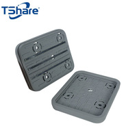 Accessoires professionnels pour machines à bois – Plaque de protection en caoutchouc pour machine CNC 140*115*17mm, ventouse à aspiration