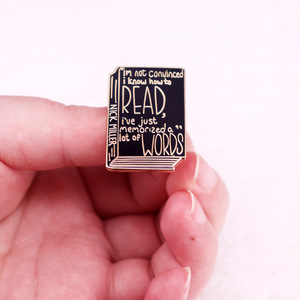 Custom <span class=keywords><strong>non</strong></span> credo di sapere come leggere spilla souvenir Logo aziendale regali aziendali promozionali aziendali - Product Image 2