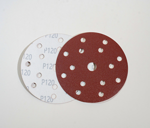 OEM Nhôm Oxit 125Mm 150Mm 5 Inch Vòng Cát Mài Mòn Giấy Móc Vòng Nhựa Liên Kết Đại <span class=keywords><strong>L</strong></span>ý Cho Máy Xay Phim Ủng Hộ Không Có <span class=keywords><strong>L</strong></span>ỗ - Product Image 3