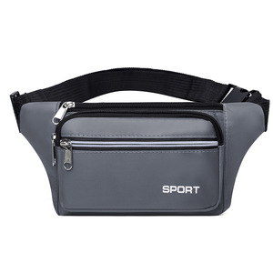Men's Fanny Pack Nylon Waterproof Sport Waist Bag Crossbody Multi Pocket Outdoor Travel Belt Bag - Product Image 5
