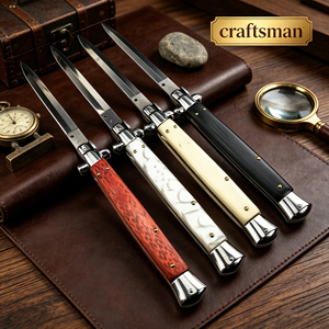 Coltello da Campeggio Pieghevole in Acciaio Inossidabile 440 con Manico in Resina per Sopravvivenza all'Aperto - Product Image 4