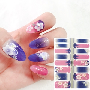 Envolturas de uñas láser con brillo de pegatinas de uñas OEM sin fábrica - Product Image 4