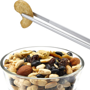 China Factory UTILITY Kulinarische Zange <span class=keywords><strong>8</strong></span> Zoll Edelstahl Offset Beschichtung Barman Sushi Chef Küchen pinzette - Product Image 4