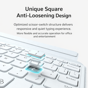 Teclado Bluetooth Magnético Desmontable para iPad, Ligero y Portátil, con Carga Tipo-C, Compatible con iPad Air Pro Laudtec - Product Image 5