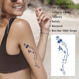 Tatuajes Temporales <span class=keywords><strong>de</strong></span> Mariposas Sexys para Mujer, Tamaño <span class=keywords><strong>Pequeño</strong></span>, Duran 2 Semanas, Adhesivos <span class=keywords><strong>de</strong></span> Papel para Cara y Cuerpo, Semipermanentes - Product Image 6