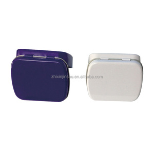 Của Trung Quốc nóng bán Chứng Khoán mini hộp thiếc đen trắng bạc hà Lozenges <span class=keywords><strong>tin</strong></span> có thể kim loại đóng gói cho nhai kẹo cao su đường cho thực phẩm sử dụng - Product Image 4