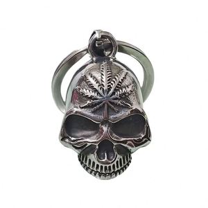 Nuevo Llavero de Motocicleta Estilo Punk Retro de Zinc con Campana de la Suerte, Gran Venta - Product Image 1