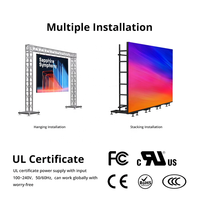 Écran vidéo LED portable DTVISION RS3.9 pour scène d'église, 4K HDR10+, étanche IP65, pour extérieur et intérieur