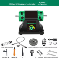 Amoladora de Banco Multifunción de Alta Potencia de 1950 W, Sierra de Mesa para Tallar, Cortar y Pulir Jade