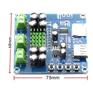 Placa Amplificadora Bluetooth Integrada con Módulo USB Bluetooth, Reproducción de Tarjeta TF, Placa Amplificadora TPA3116D2, Doble 50W - Product Image 4