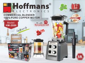 Licuadora Profesional Premier Hoffmans <span class=keywords><strong>HM</strong></span>-2086 de 2L y 4800W, Diseño Estético Plateado para Proyectos Inmobiliarios de Alta Gama, Venta al Por Mayor - Product Image 6