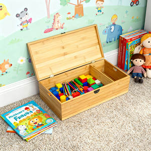 GL özel Logo bambu ahşap çanta çay oyuncak aracı aromaterapi saklama kutusu ambalaj için kilit kapaklı - Product Image 2