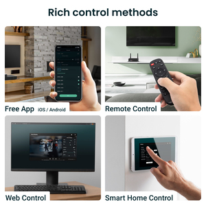 Rakoit Hệ Thống Âm Thanh A50 + Cao Cấp Bộ Khuếch Đại Công Suất Tiêu Chuẩn Âm Thanh Gia Đình Không <span class=keywords><strong>D</strong></span>ây <span class=keywords><strong>Class</strong></span> <span class=keywords><strong>D</strong></span> Toàn <span class=keywords><strong>D</strong></span>ải - Product Image 5